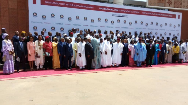 Family Picture at end of the inauguration ceremony