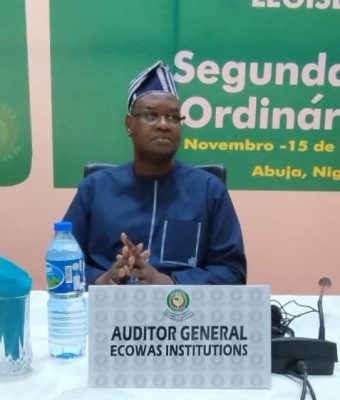 Auditor General of ECOWAS acknowledges improvementsIn Parliament’s internal audit system